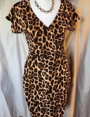 Leopard print dress