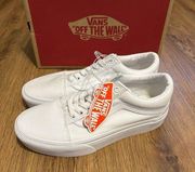 Vans  old skool white platform shoes sneakers women’s 7 new