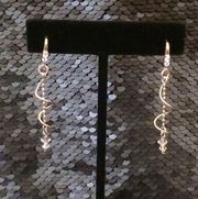 Swarovski & Sterling Silver CZ Earrings