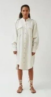 ISABEL MARANT ETOILE Jasia Cotton Gauze Tunic Dress Size 6 New with Tags