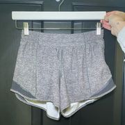 Heathered Gray  Hotty Hot Low Rise 4” Short