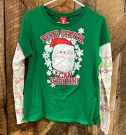 NWT Dear Santa long sleeve T shirt