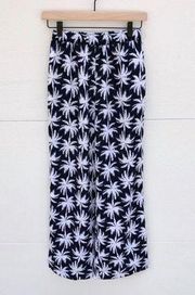 Palm Print Pants