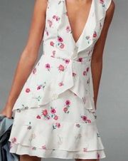 Floral Ruffle Mini Dress
