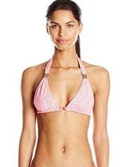 Beach Bunny Coral Reef Halter Bikini Top nwt