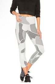 Strut This / Ankle Legging in Geometric Black And White  Large Size $84