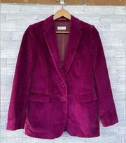 Dries Van Noten
Stretch-Cotton Corduroy Jacket in fuchsia size 38/small