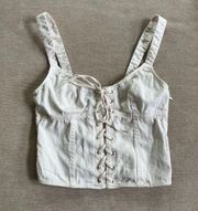 Victoria’s Secret corset crop top 