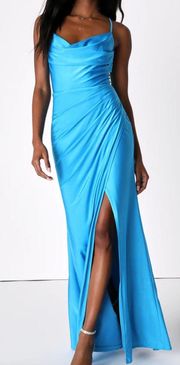 Blue Long Formal Dress