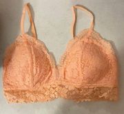 H&M Peach lace bralette