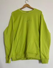 BNWOT  Lime Green Crewneck