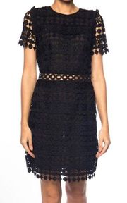 Embroidered Cut-out Dress