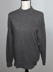 Gray Classic Cashmere Sweater Size Small