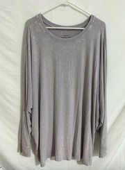 Torrid ‎ Super Soft Knit Long Sleeve T-shirt Size 3 (3X)