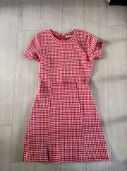 Red Checkered Dress