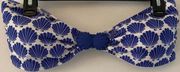 Kate Spade New York Blue Berry Shell Strapless Bikini Top Women's Sz Large NWT