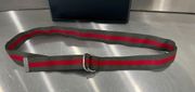 Army Green And Red Stripe Belt