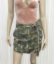 Camouflage Mini Skirt M