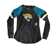 NWT Jacksonville Jaguars NFL Team Apparel Women's Thermal T-Shirt Size Medium