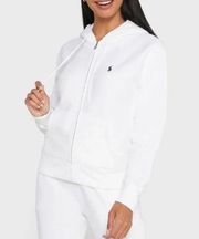 Ralph Lauren Sport Women’s Full Zip Hoodie. White Size M. Athleisure sporty