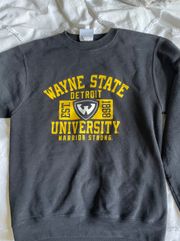 Champion College Sweatshirt Wayne state