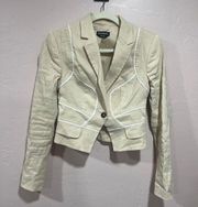 Bebe Linen Sandshell Blazer