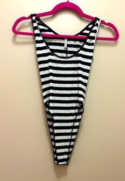 Emma & Sam bodysuit. Small. Very high cut. Never worn. Never fit.