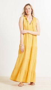 NEW  Georgia Cotton Gauze Sleeveless Maxi Dress Mango Mojito Large L