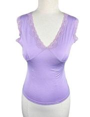 Y2K Purple Sleeveless Top