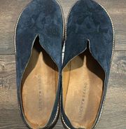Tamala Suede Leather Clog Slipon Size 10