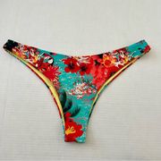 Relleciga Women’s Floral Bikini Bottom Size XL