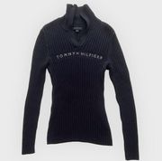 Rhinestone Tommy Hilfiger Knit Sweater