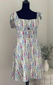 Molly Bracken Floral Dress Rayon Size Small