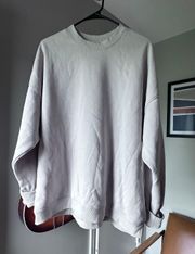 Oversized Crewneck Sweatshirt Size Large