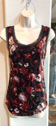 NWOT  sheer tank blouse. Sz S