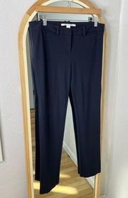 Diane Von Furstenberg navy straight leg dress pants