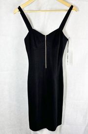 L’AGENCE Knit Ponte Little Black Dress Size US 2 Black