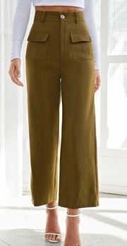 High Waist Wide Leg Pants