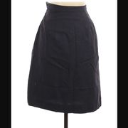 Saks 5th Ave Skirt 6 Vintage Worsted Wool High Waist Midi Gray Career Office