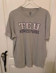 TCU horned frogs gray t shirt 