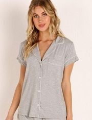 NWT Eberjey Gisele Gray Top Size M