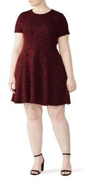 Slate & Willow Merlot Floral Dress