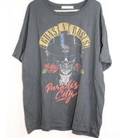Daydreamer Free People Guns n Roses Paradise City Graphic Tee Size XL