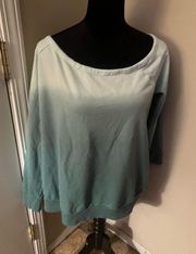 Torrid dip dye off the shoulder sweatshirt, size 1 (1X)