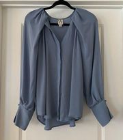 Long Sleeve V-Neck Blouse