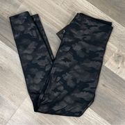 Simply Vera Vera Wang Camouflage Faux Leather High Rise Leggings Black Medium