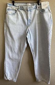 Abercrombie & Fitch Womens Jean Size 34/18R The Loose High Rise Denim Retail $90