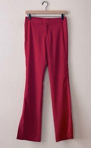 Vintage Y2K Rampage Flare Pants 90s Size 1 Red