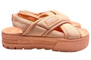 PUMA Mayze Platform Slingback Sandals size US 9 Women's Fizzy Melon NWT