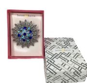 Jaclyn Smith Silver Tone Star Burst Brooch NEW